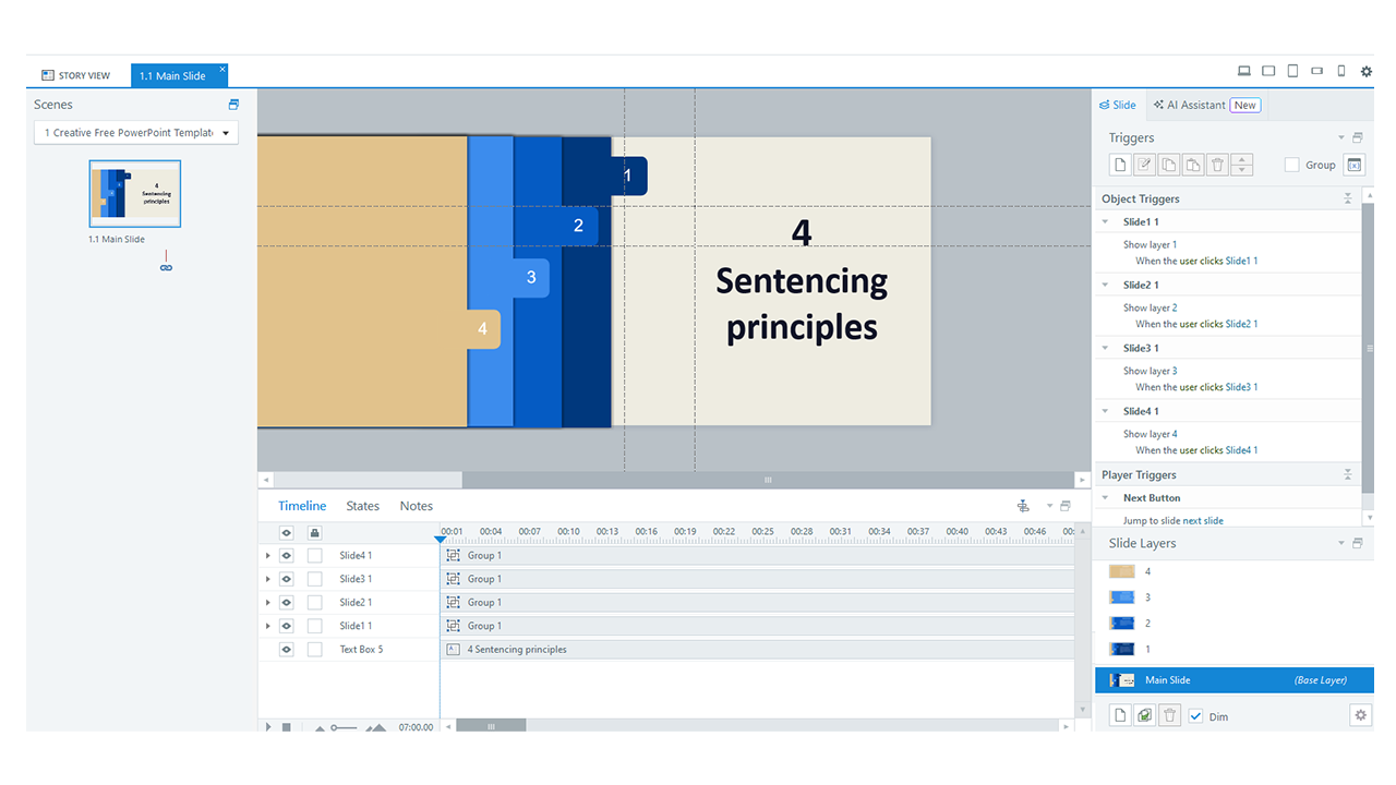 Interactive infographic created un Storyline360